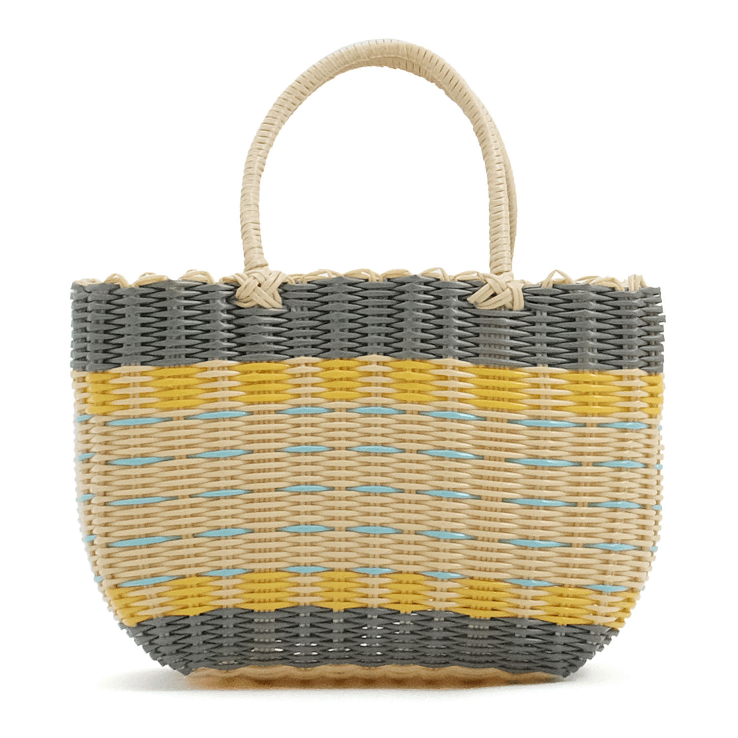 色の組み合わせが楽しいレジャーにぴったりなパーチャスバッグ - 画像16