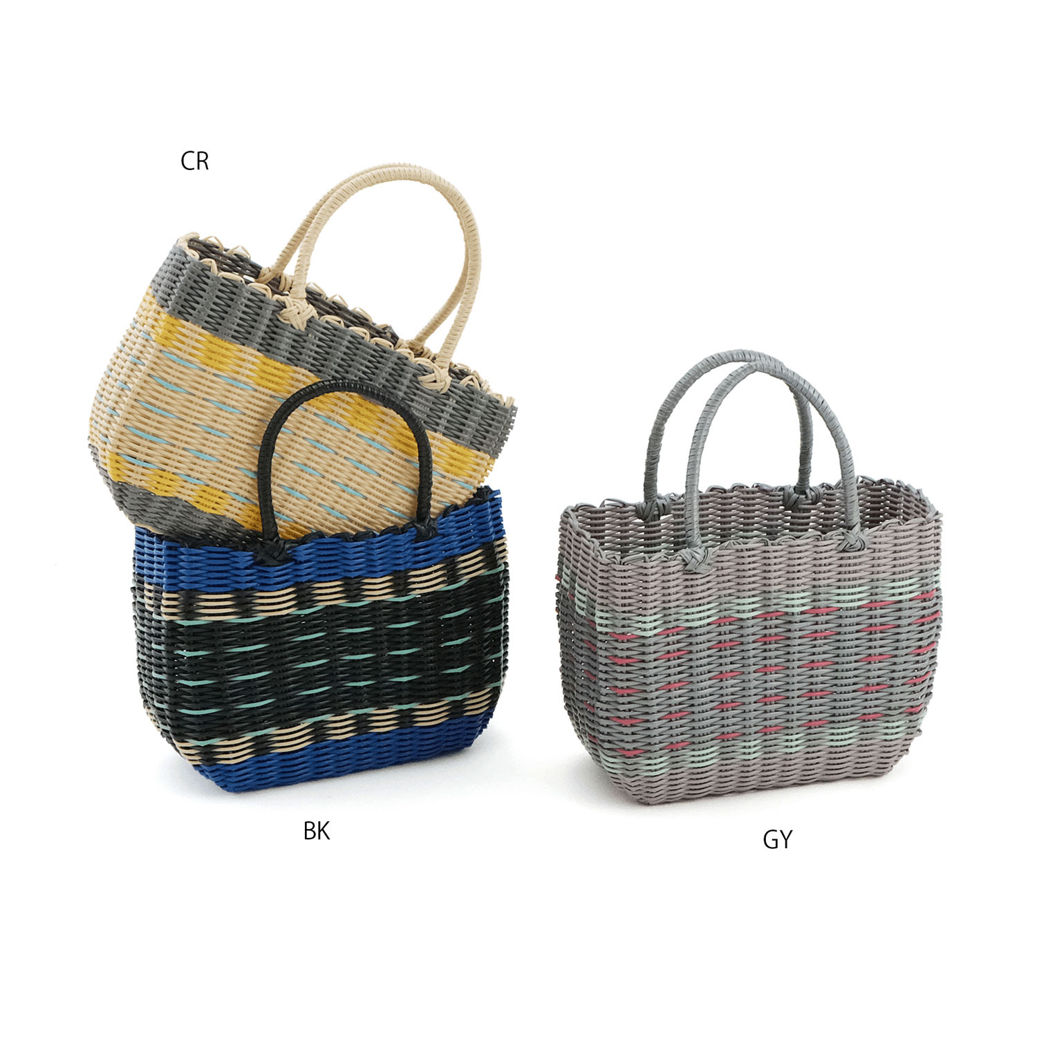 色の組み合わせが楽しいレジャーにぴったりなパーチャスバッグ - 画像1