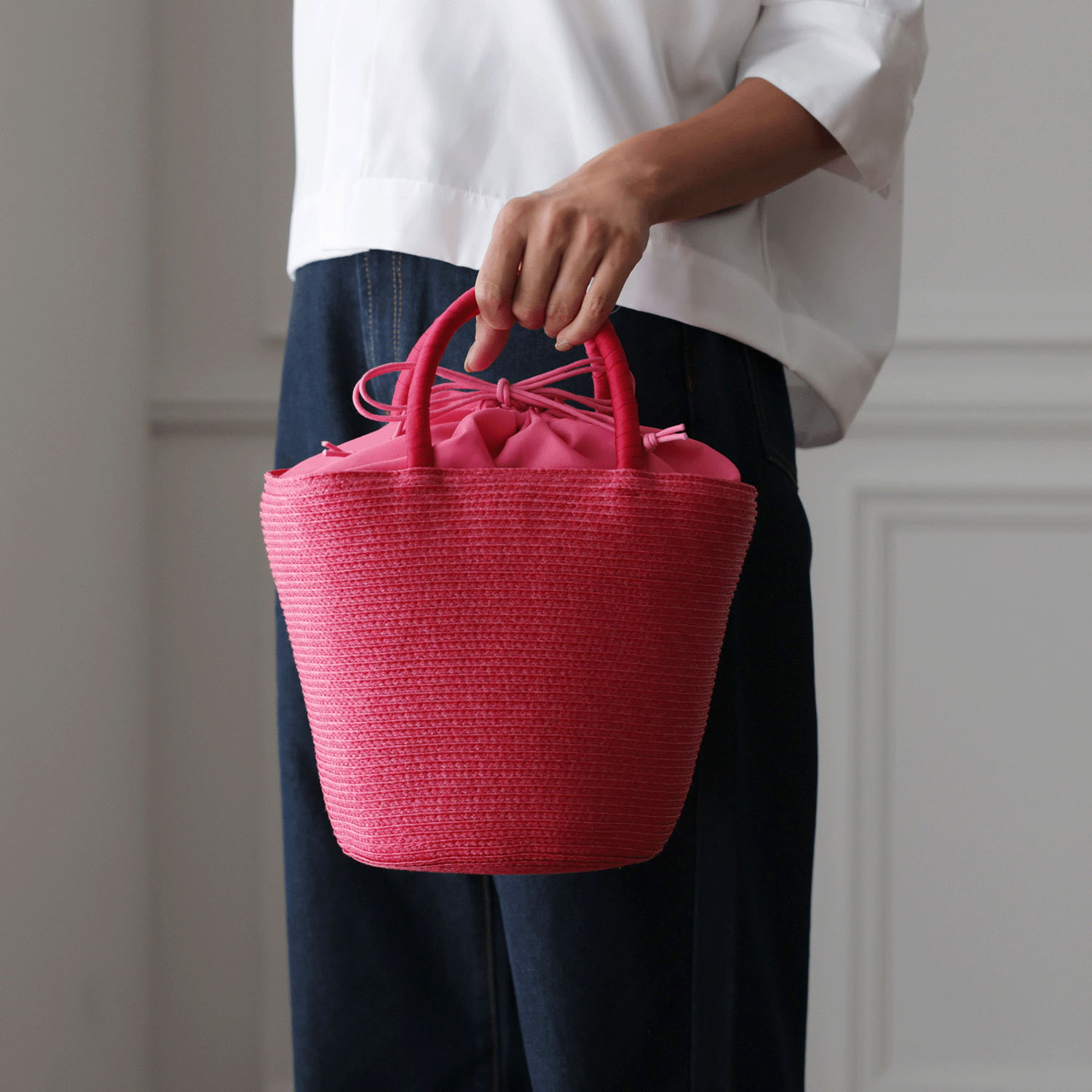 【在庫限り】小ぶりで持ちやすいテーパードコロールバッグ - 画像12