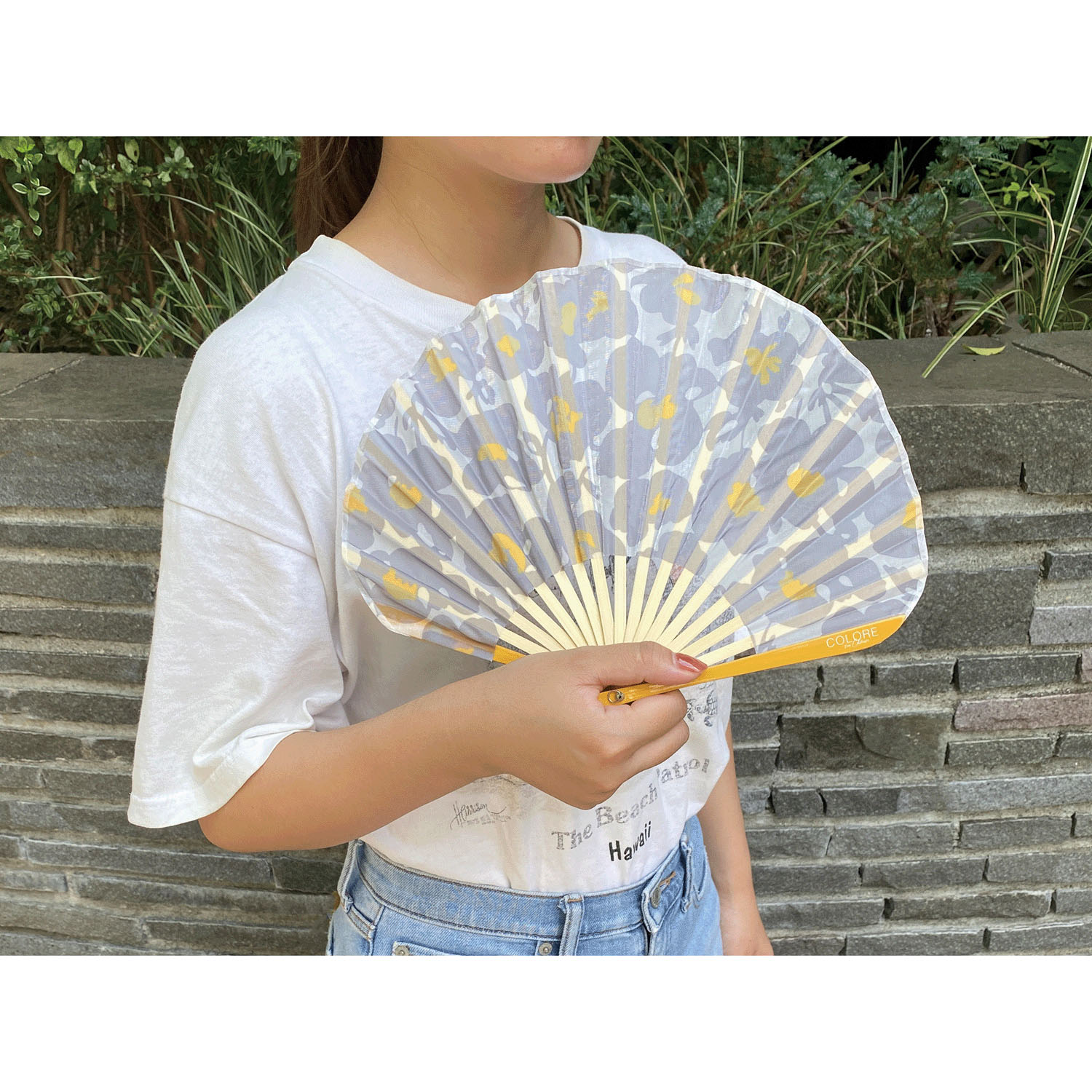 CL シアー×ラメ扇子 - 画像4