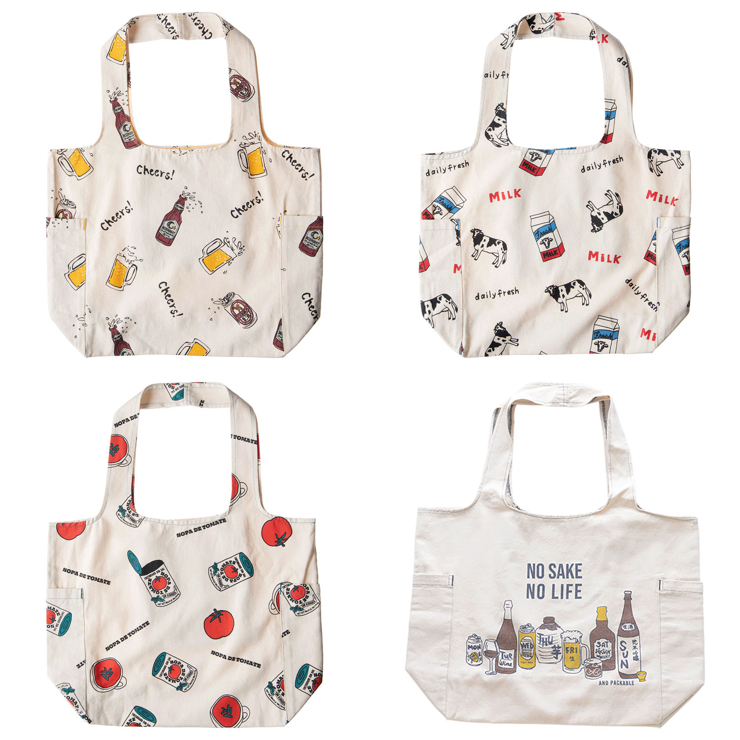 ツイルマルシェバッグ