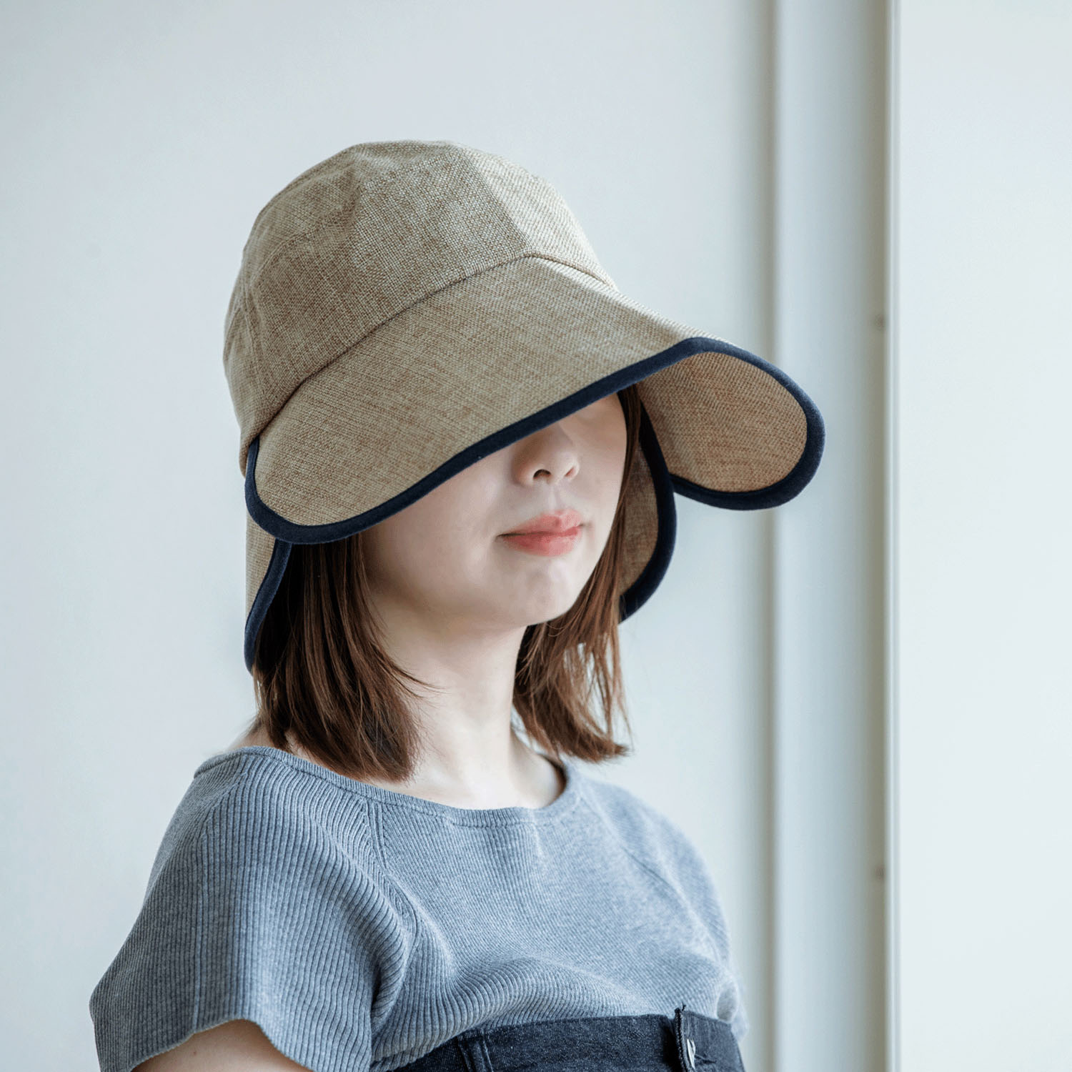 カパーニュ 雑材風フレアハット - 画像9