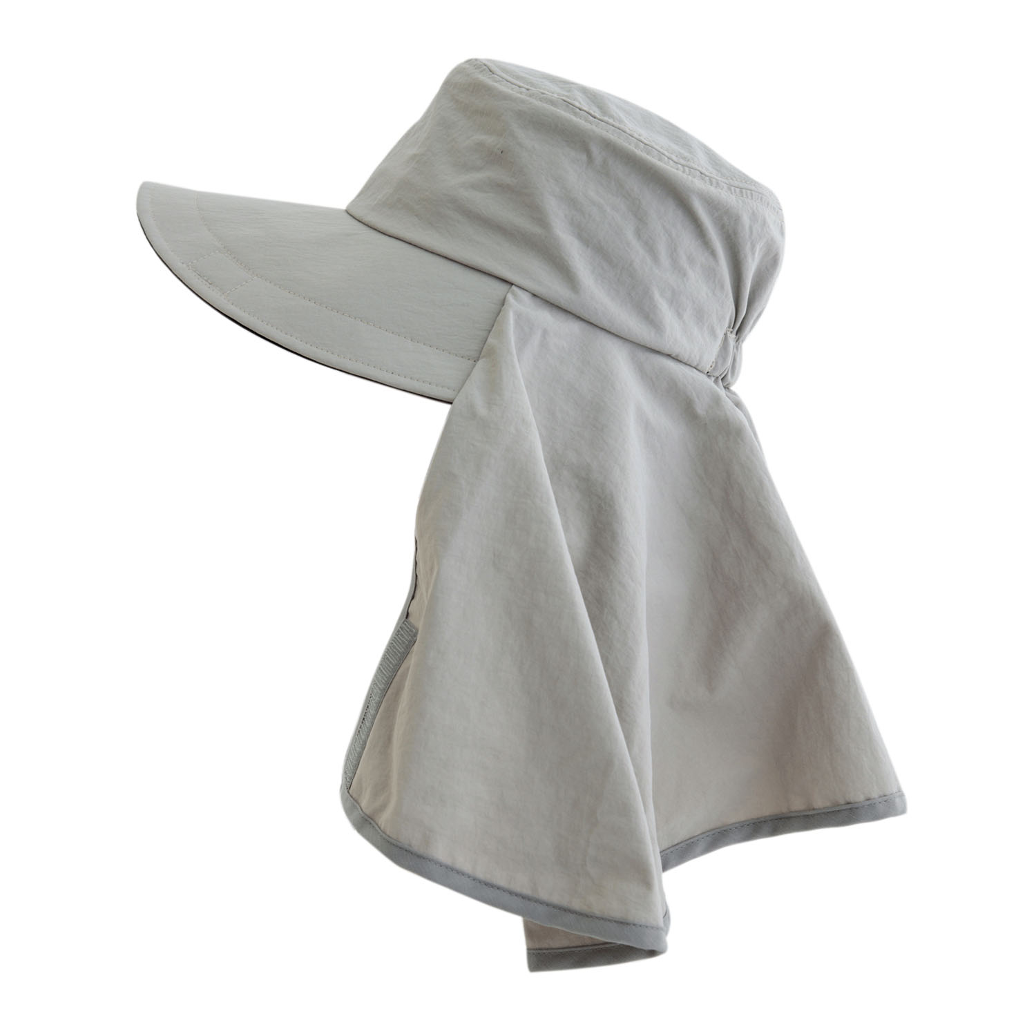 ヴェールナ 撥水タレつば広ハット - 画像2