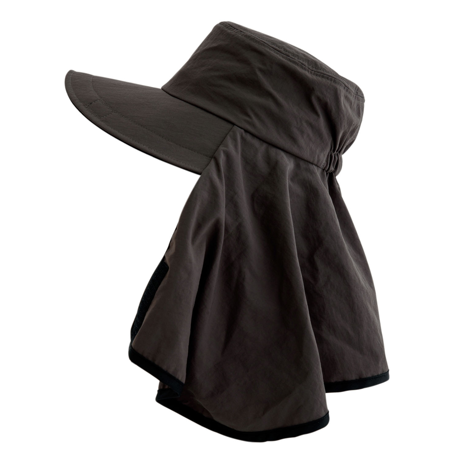 ヴェールナ 撥水タレつば広ハット - 画像5