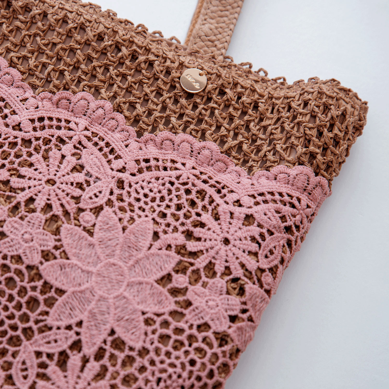 パレル トートバッグ 花レース - 画像5