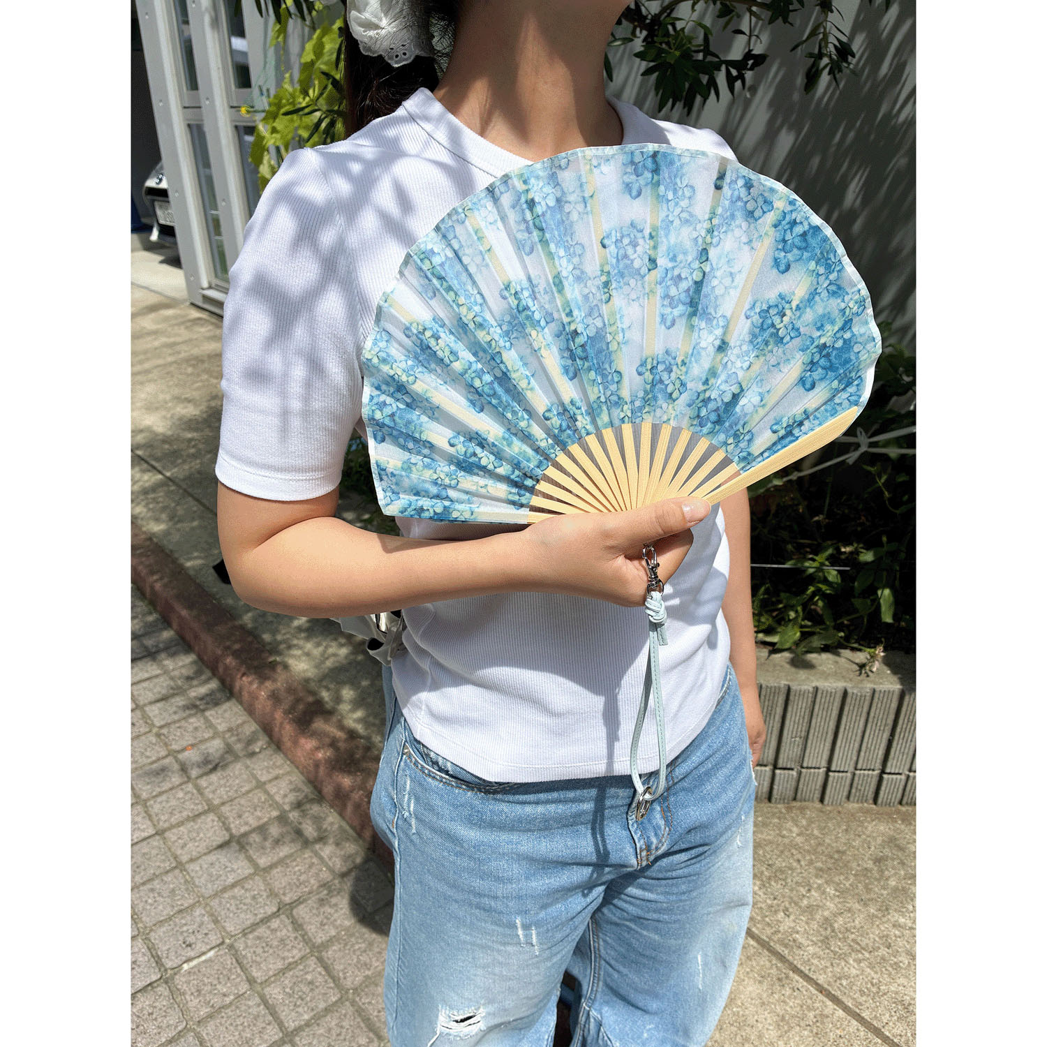 CZ シアー扇子 - 画像5