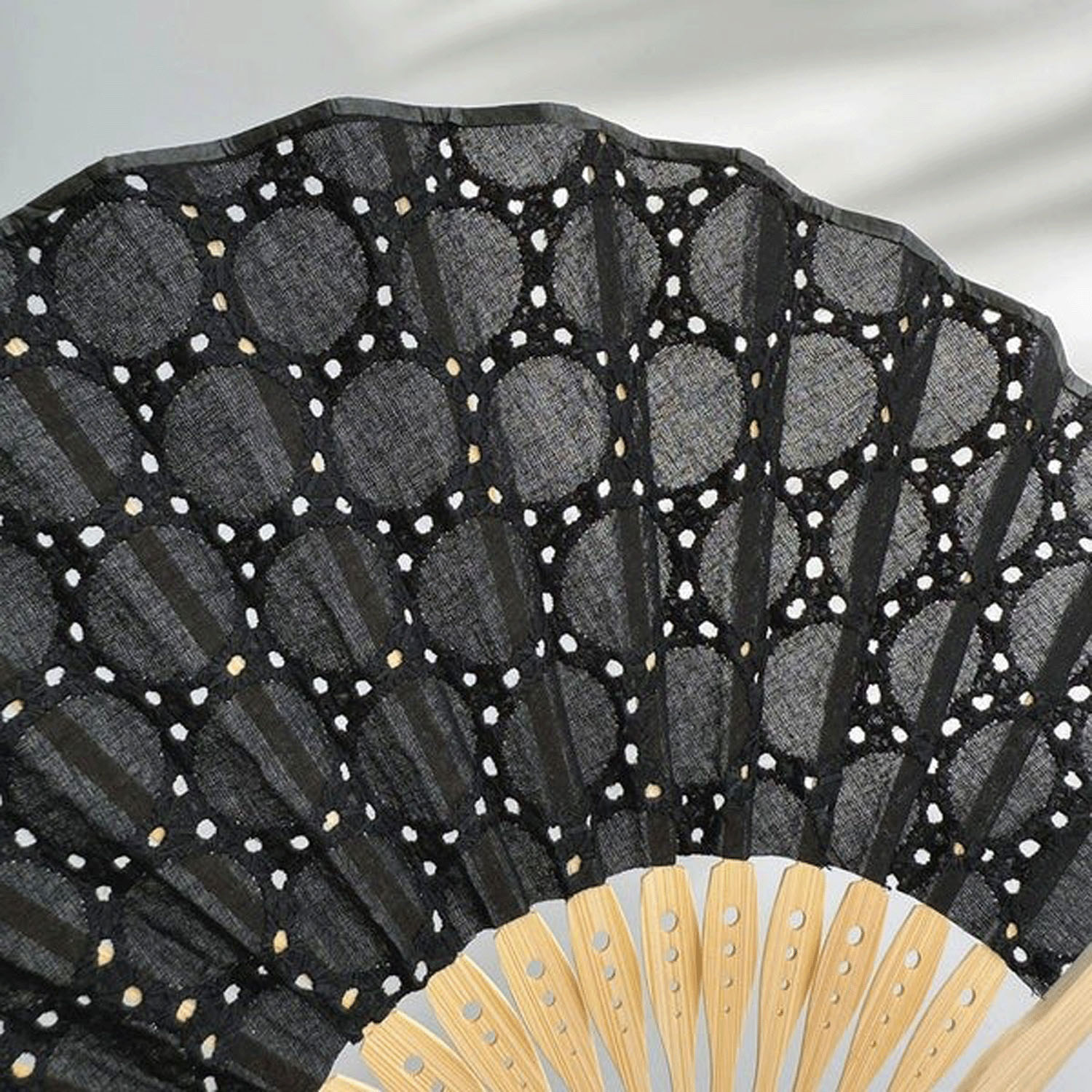 ラフィーネ 扇子 - 画像5