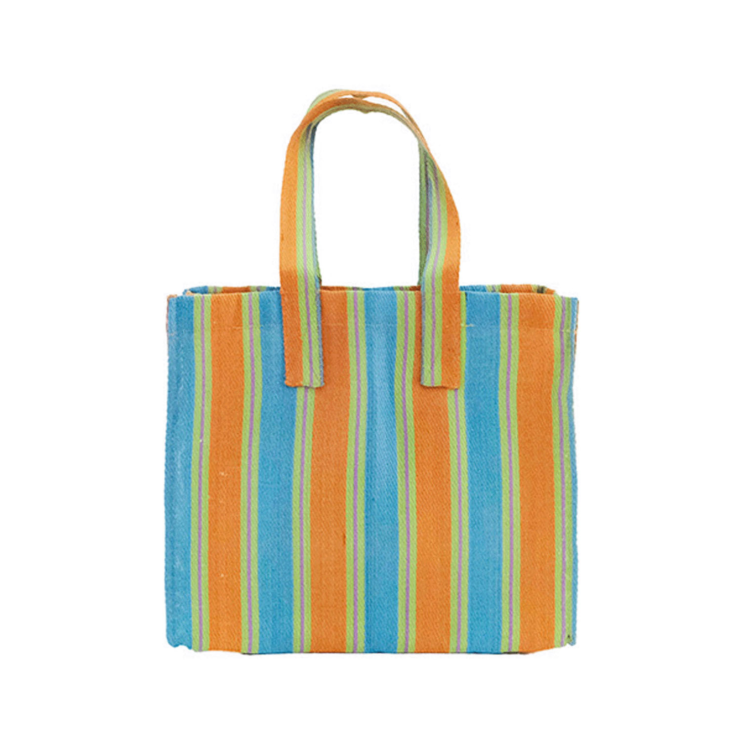 アウトドアシーンにもおすすめ サニーストライプのトートバッグS - 画像2