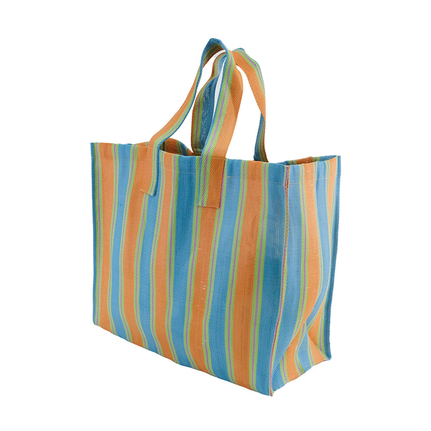 アウトドアシーンにもおすすめ サニーストライプのトートバッグS - 画像3