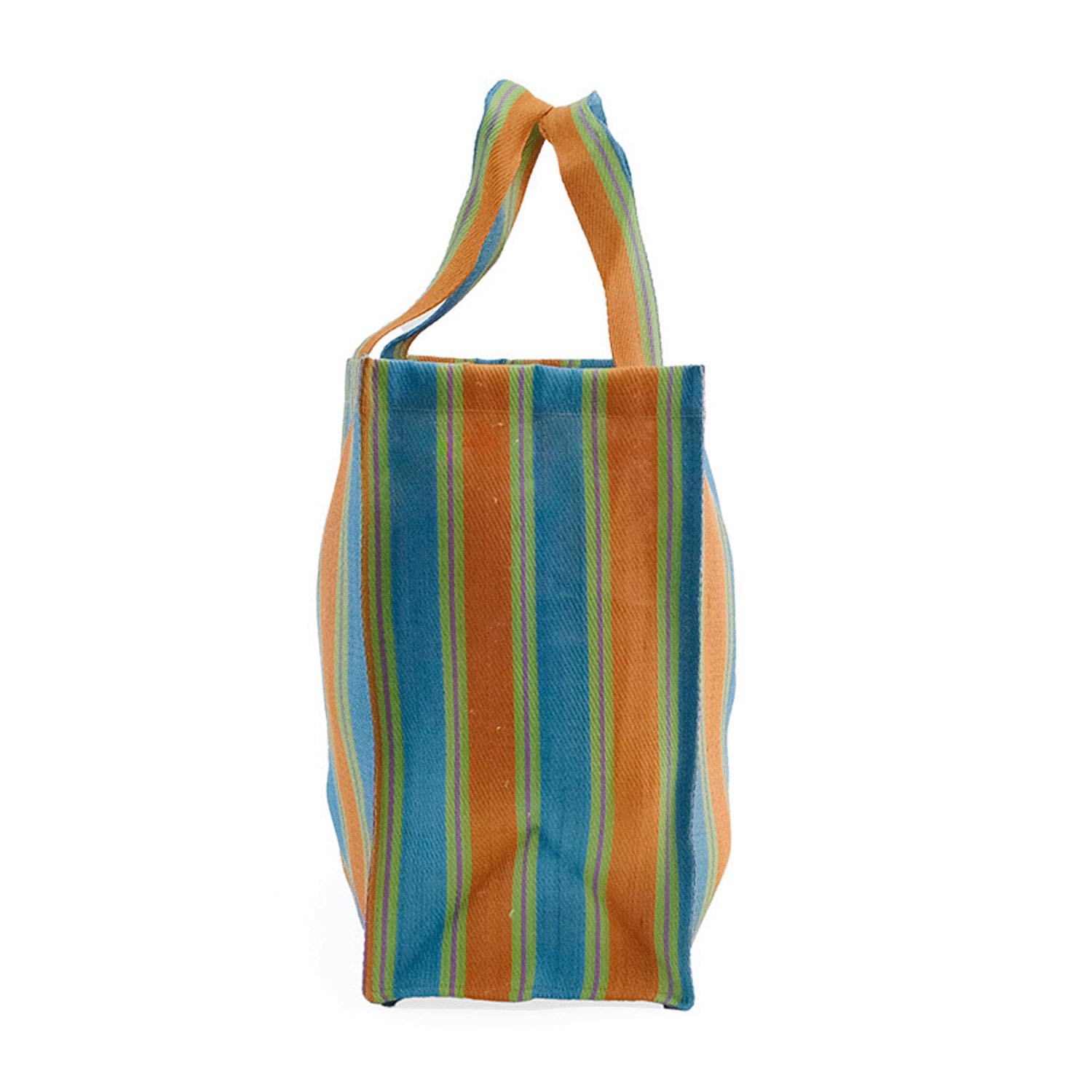 アウトドアシーンにもおすすめ サニーストライプのトートバッグS - 画像4