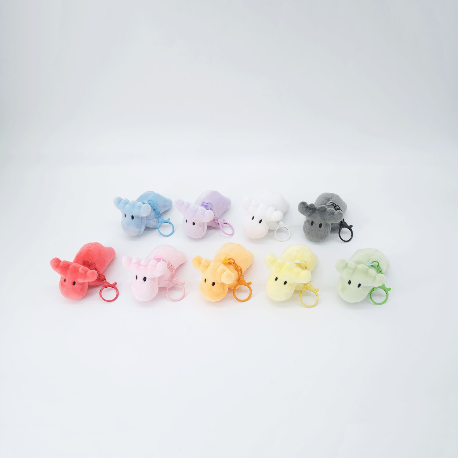 moz カラーぬいぐるみチャーム寝そべり - 画像1