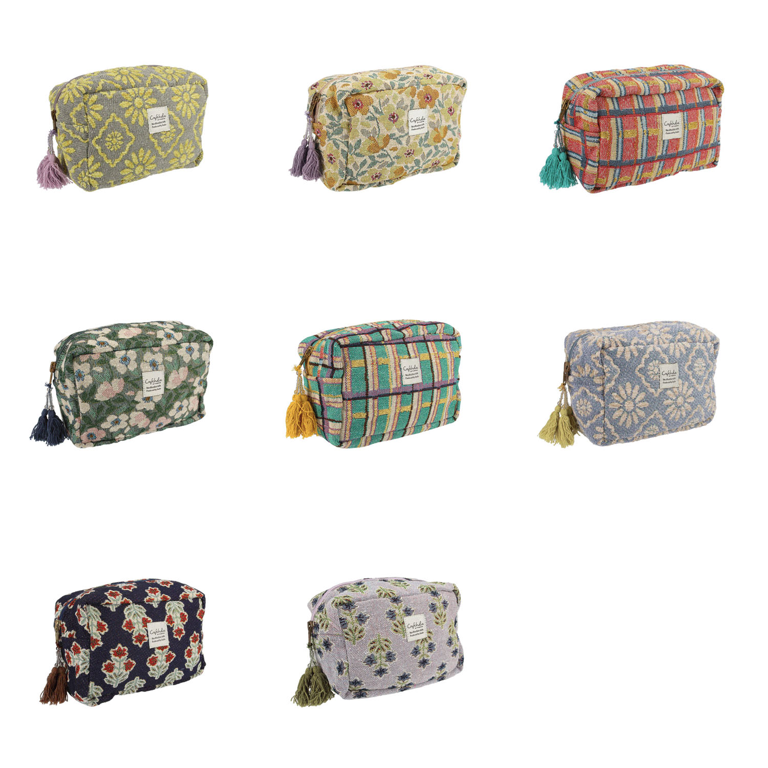 CraftIndia  マチ付きポーチ - 画像1