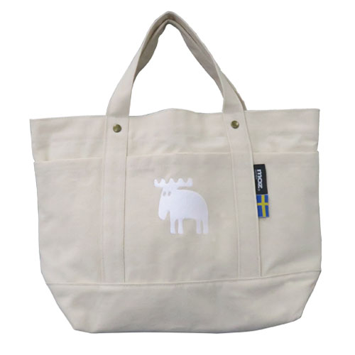 【レッド終了】moz帆布トートバッグM - 画像4