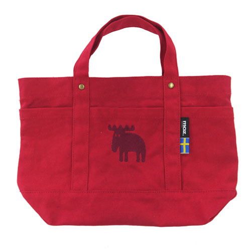 【レッド終了】moz帆布トートバッグM - 画像6