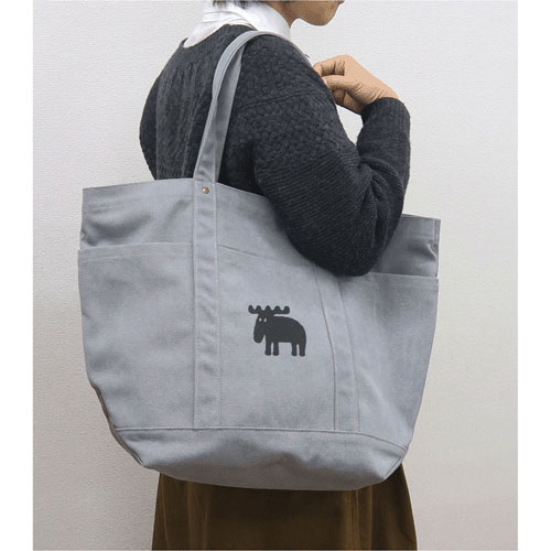 【33番メーカー終了】moz 帆布トートバッグL - 画像4