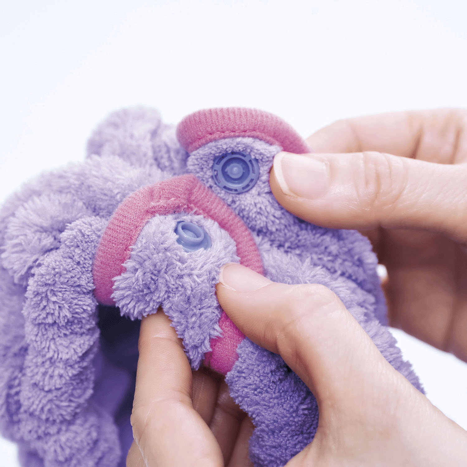 BEAULy クイックドライヘアターバン short Purple - 画像5