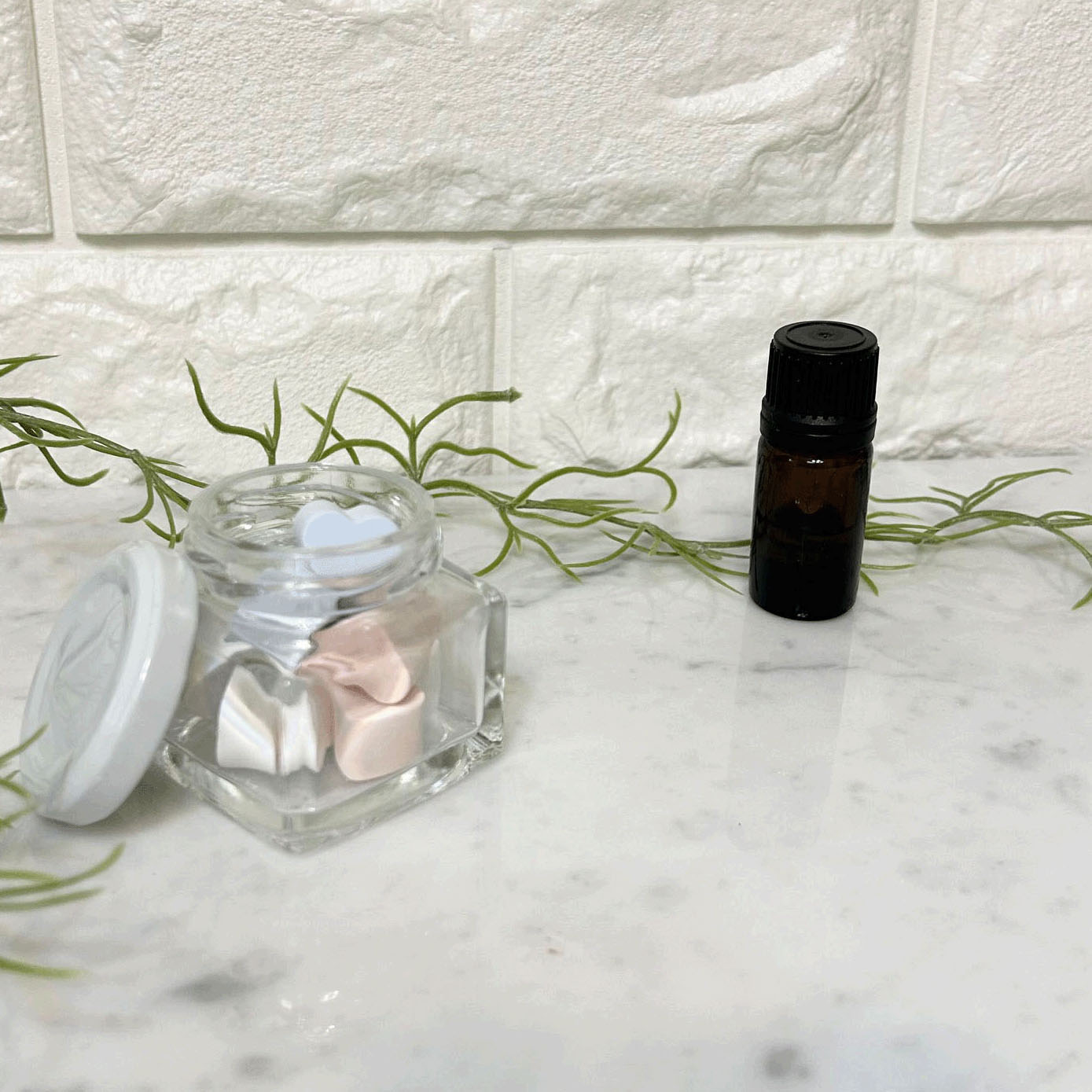 瓶入りアロマストーン ハート型 - 画像10