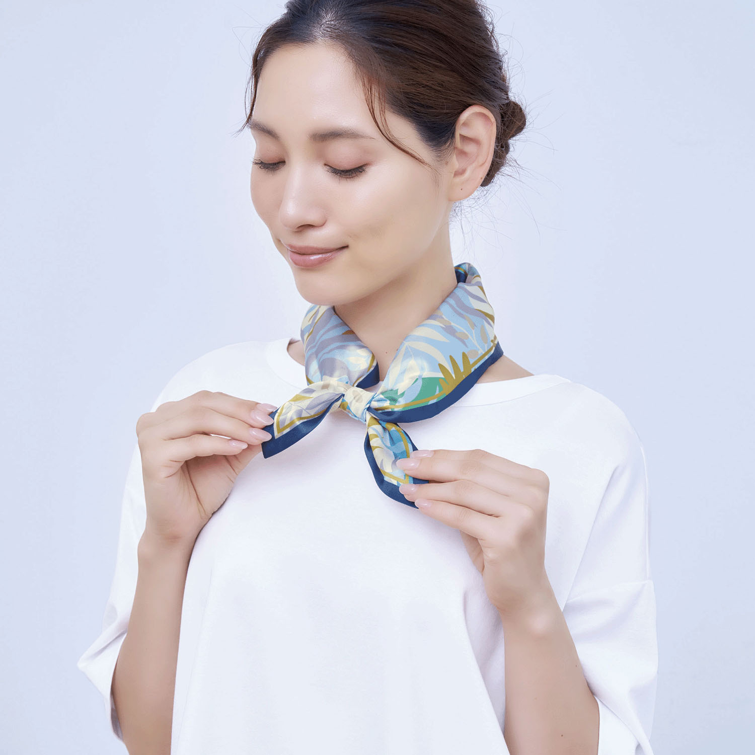 COOLOOP通すだけ涼やかUVスカーフ - 画像9