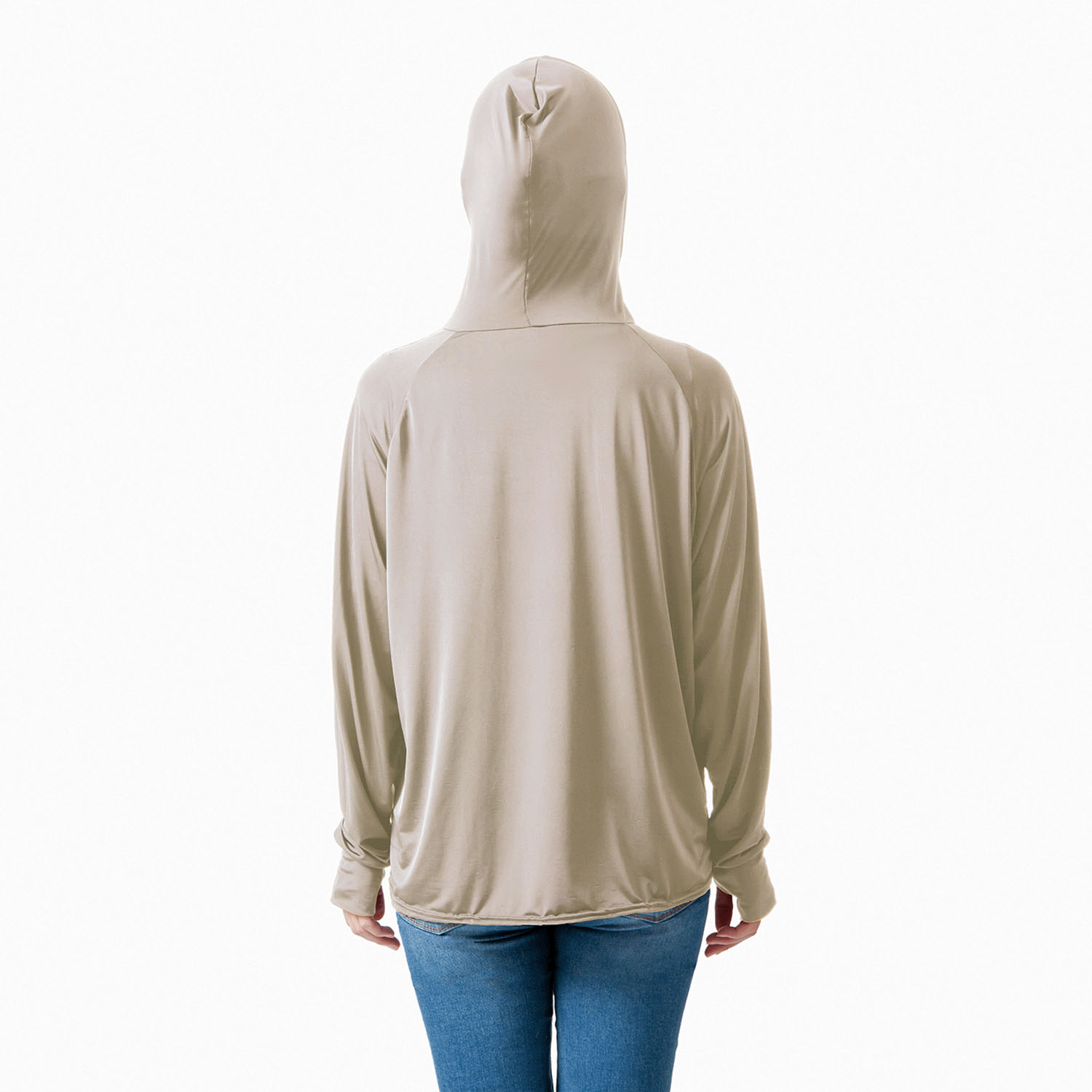 UVプロテクトパーカー シャイン グレージュL - 画像6