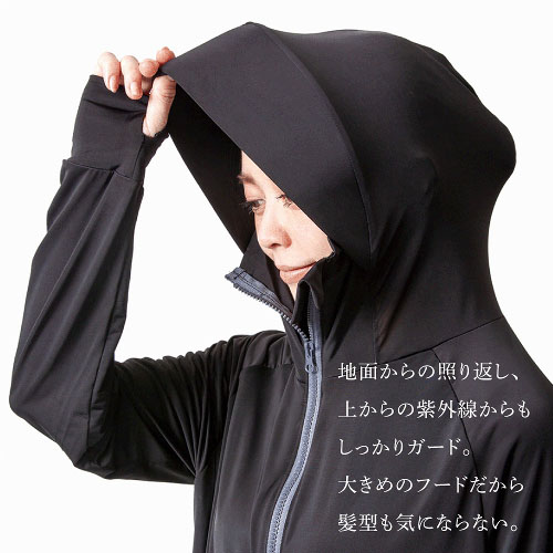 UVプロテクトパーカー シャイン M - 画像5