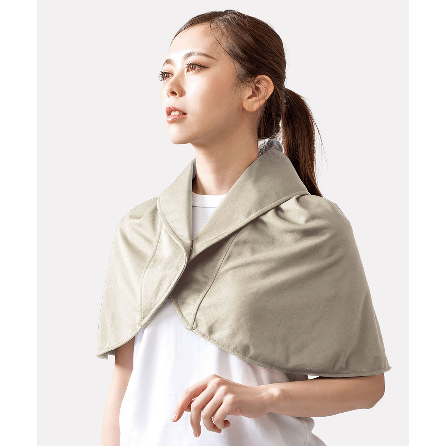 UVプロテクトフレアハット シャイン グレージュ - 画像4