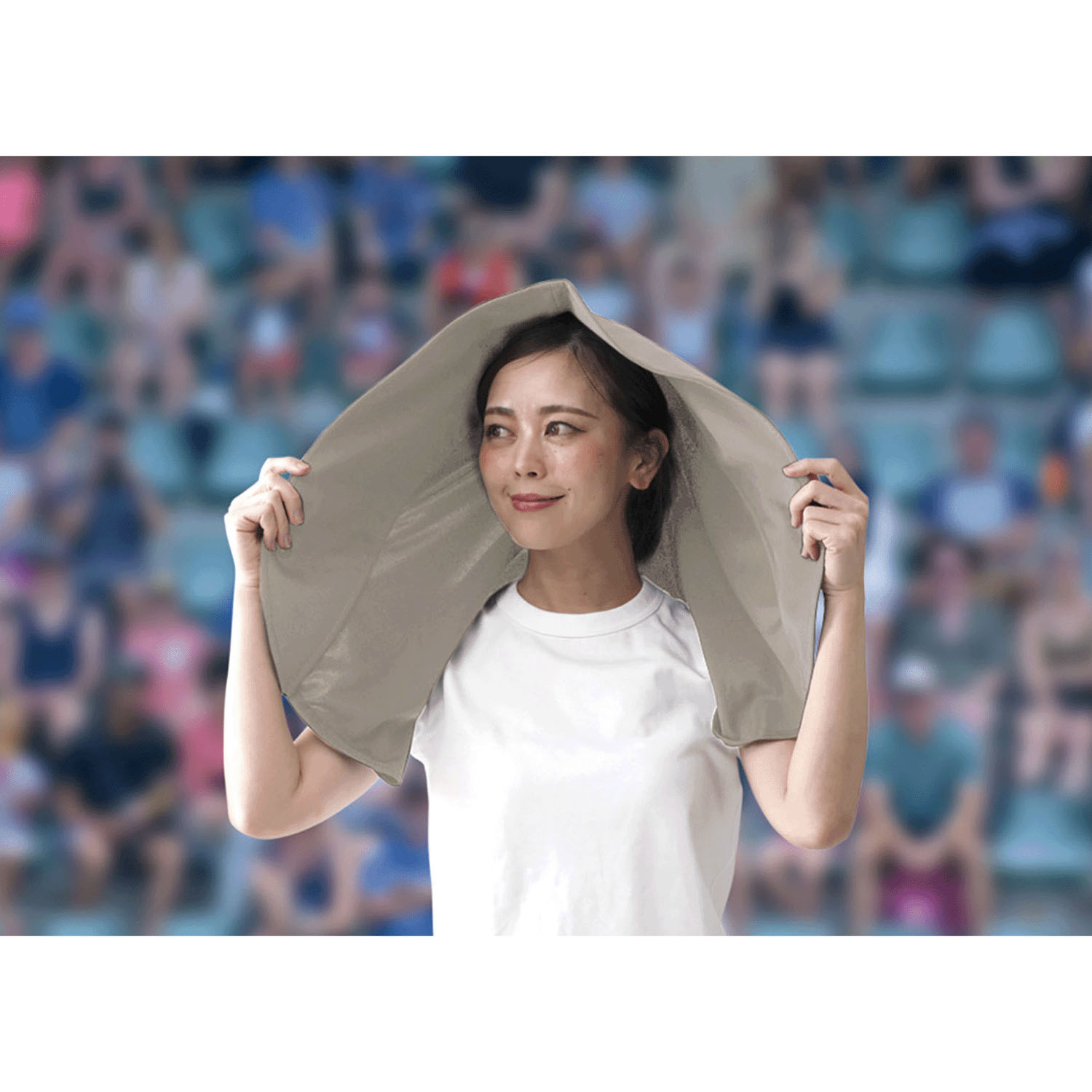 UVプロテクトフレアハット シャイン グレージュ - 画像9