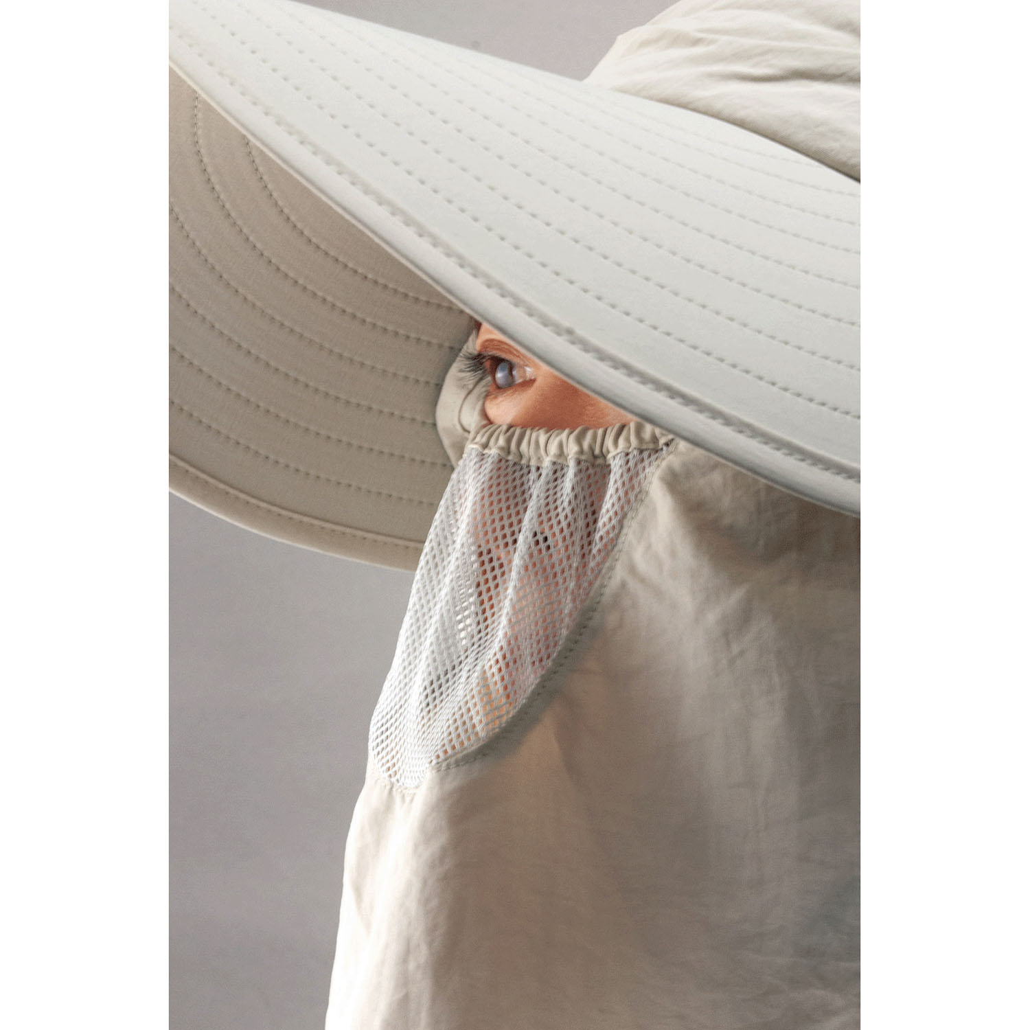 UVプロテクトシェードハット シャイン グレージュ - 画像11