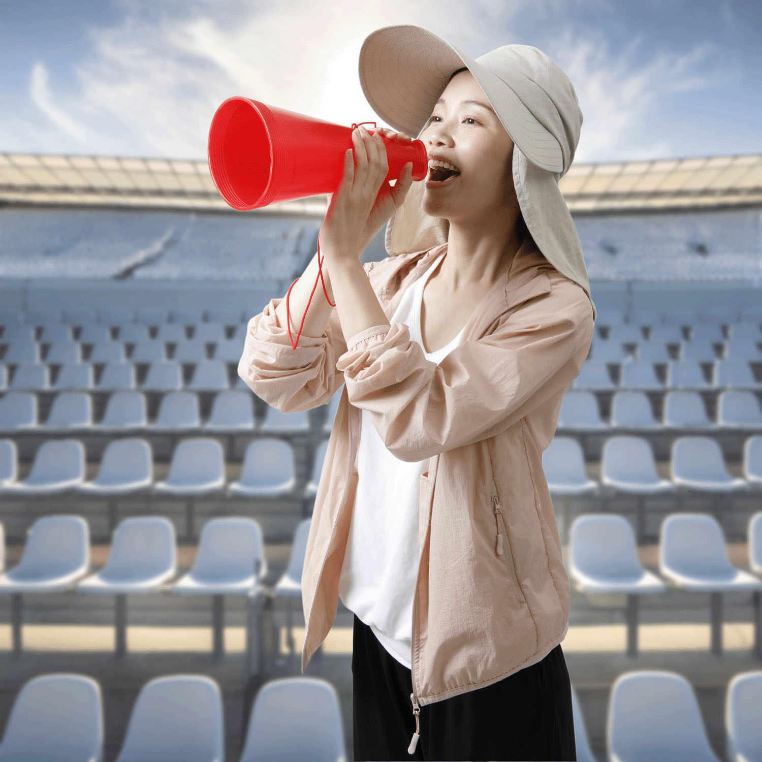 UVプロテクトシェードハット シャイン グレージュ - 画像14