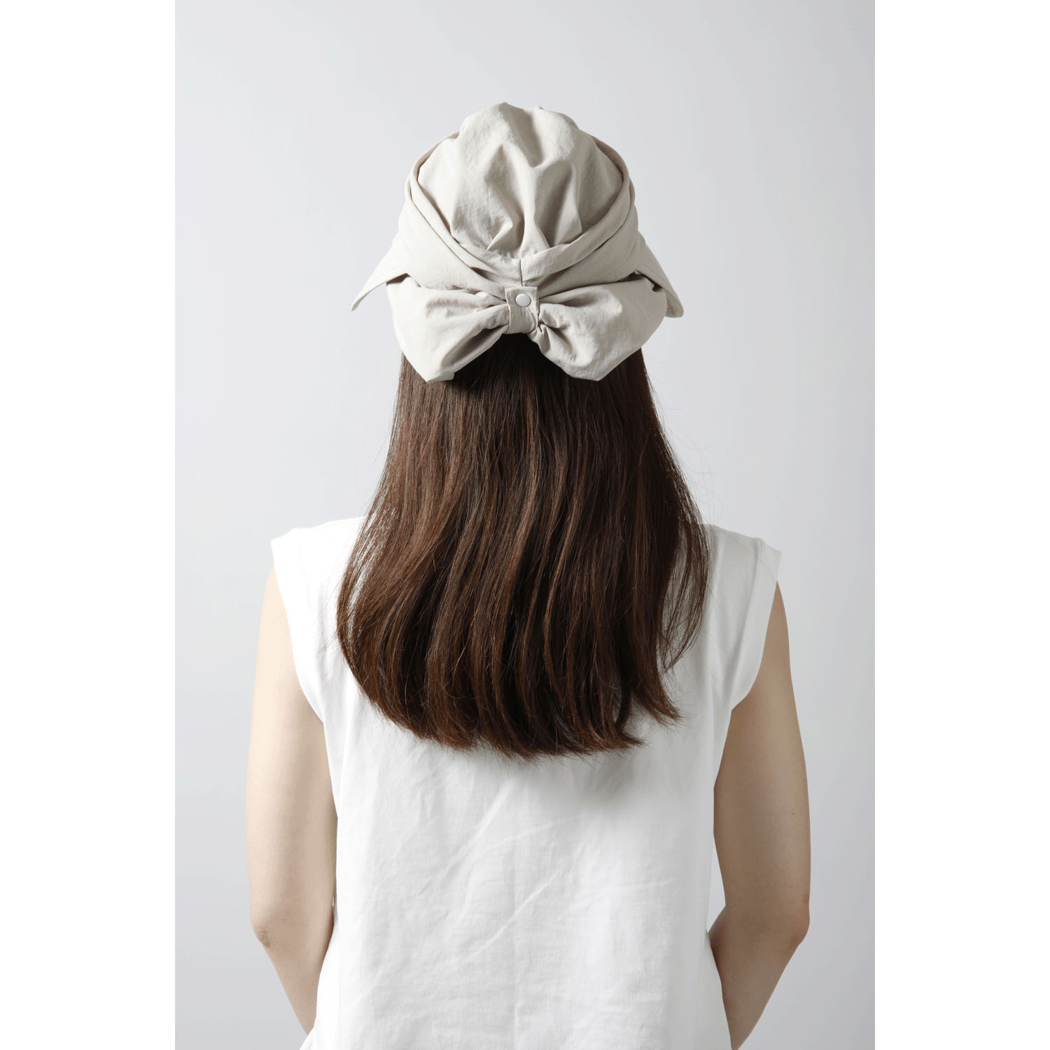 UVプロテクトシェードハット シャイン グレージュ - 画像10