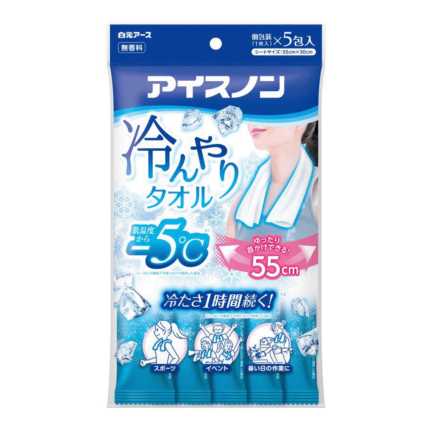 アイスノン 冷んやりタオル - 画像1