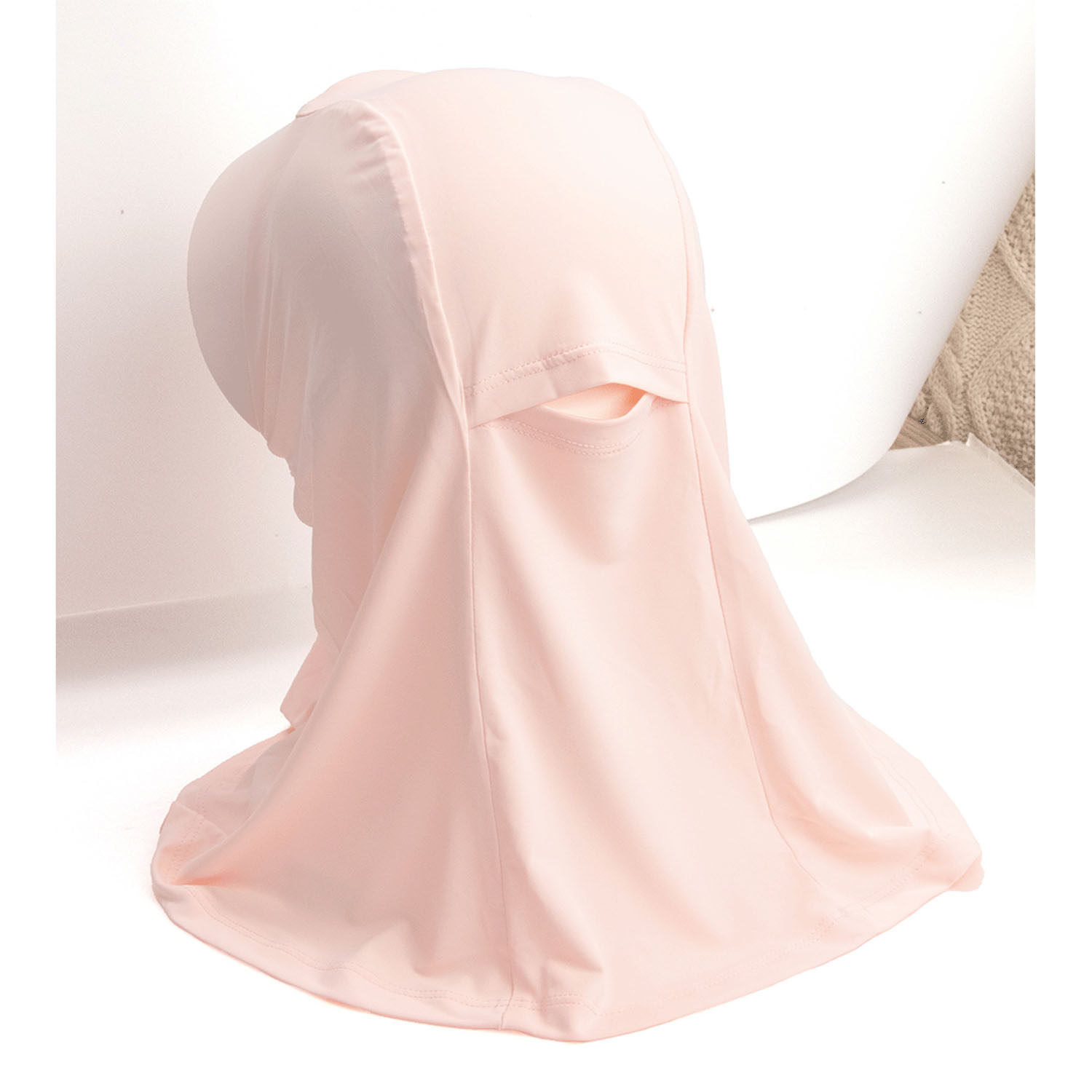 夏に差が出るUVフード ピンク・グリーン - 画像4