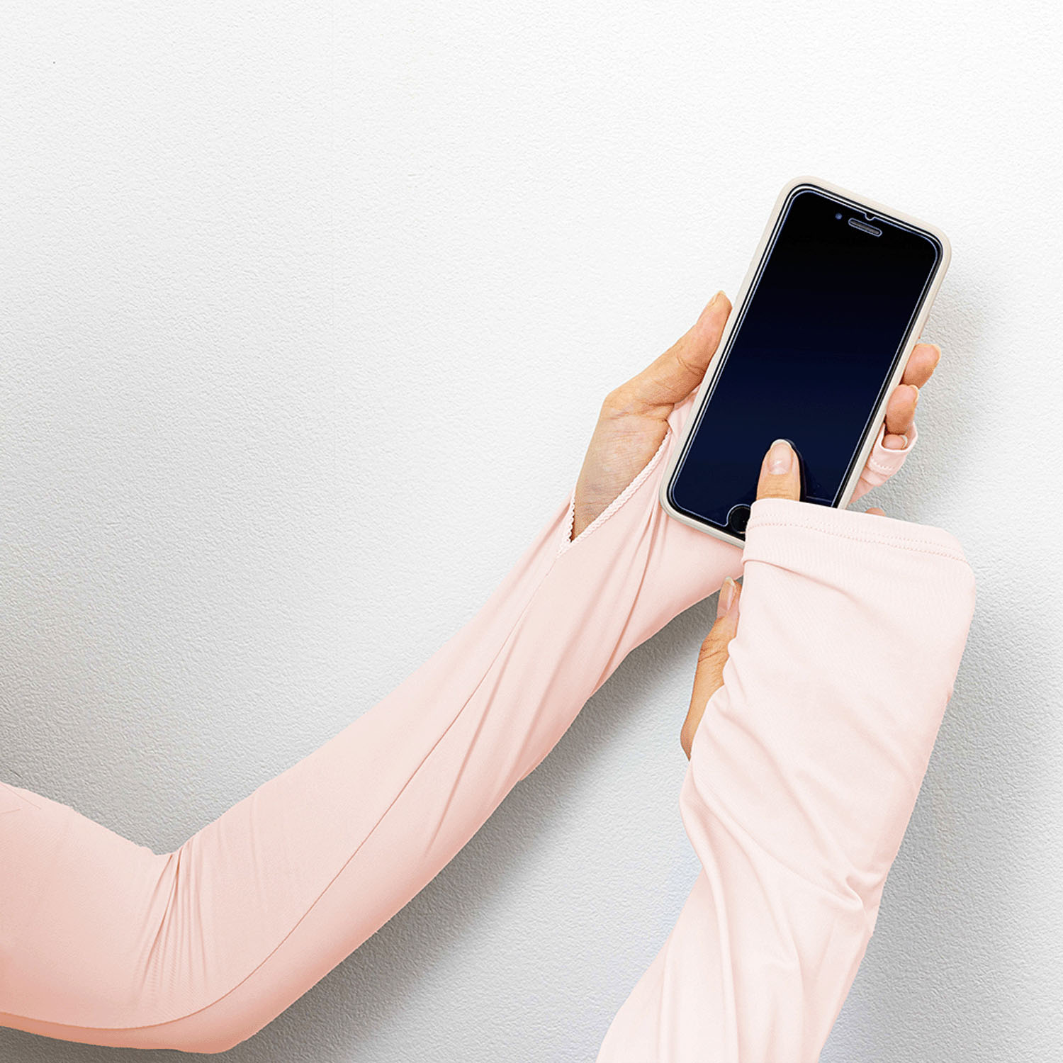 夏に差が出るUVアームカバー ピンク・グリーン - 画像5