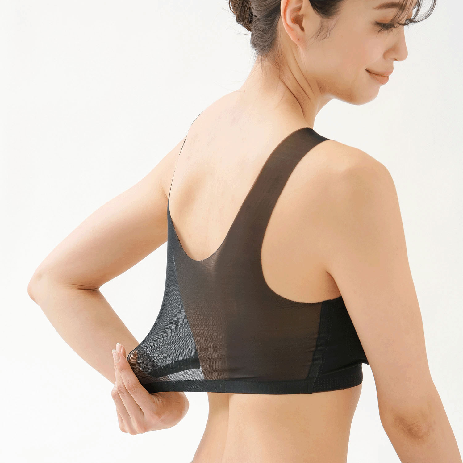 エアースルーブラ ブラック LL～3L（エトワール海渡 限定サイズ） - 画像5