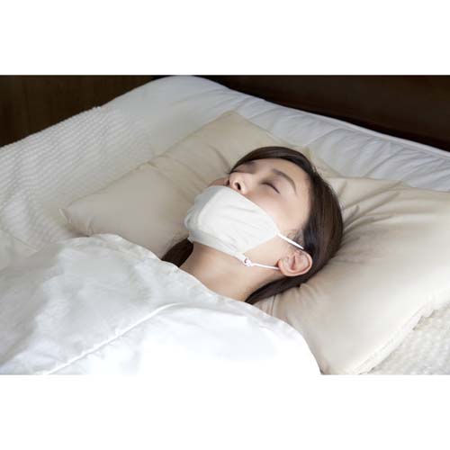 【予約可能品】快眠鼻呼吸マスク ホワイト - 画像3