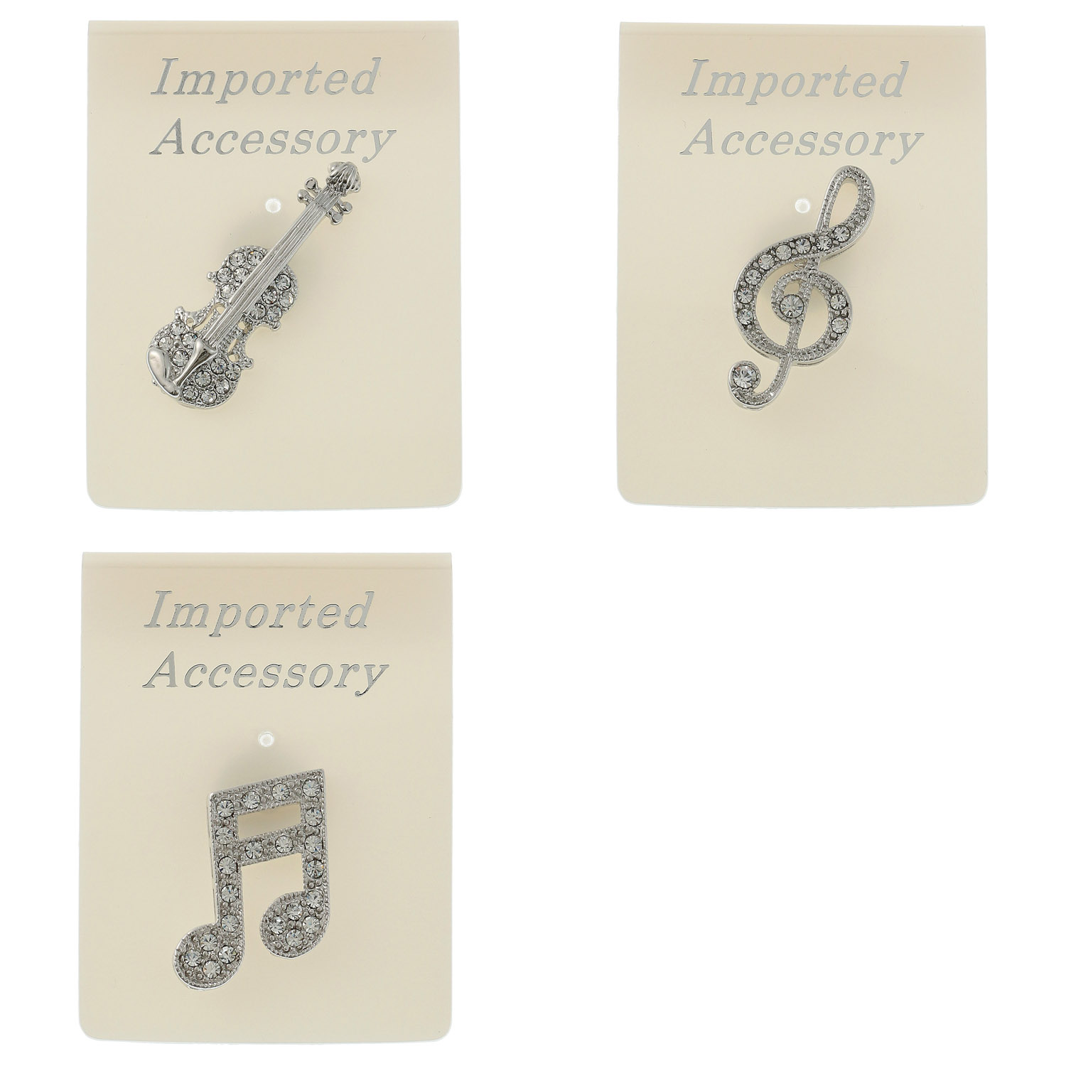 音楽モチーフタックピン