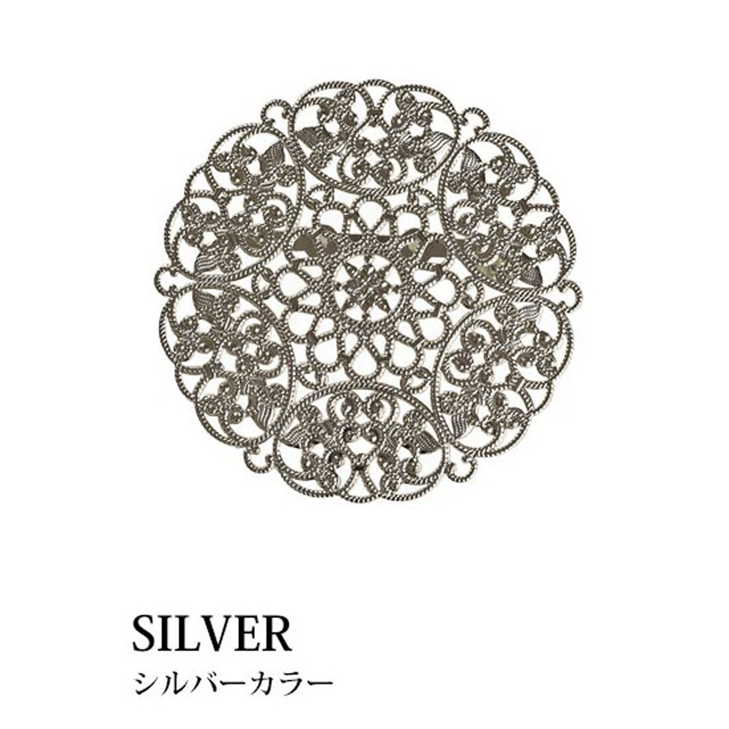 日本製 アラベスクブローチ - 画像6