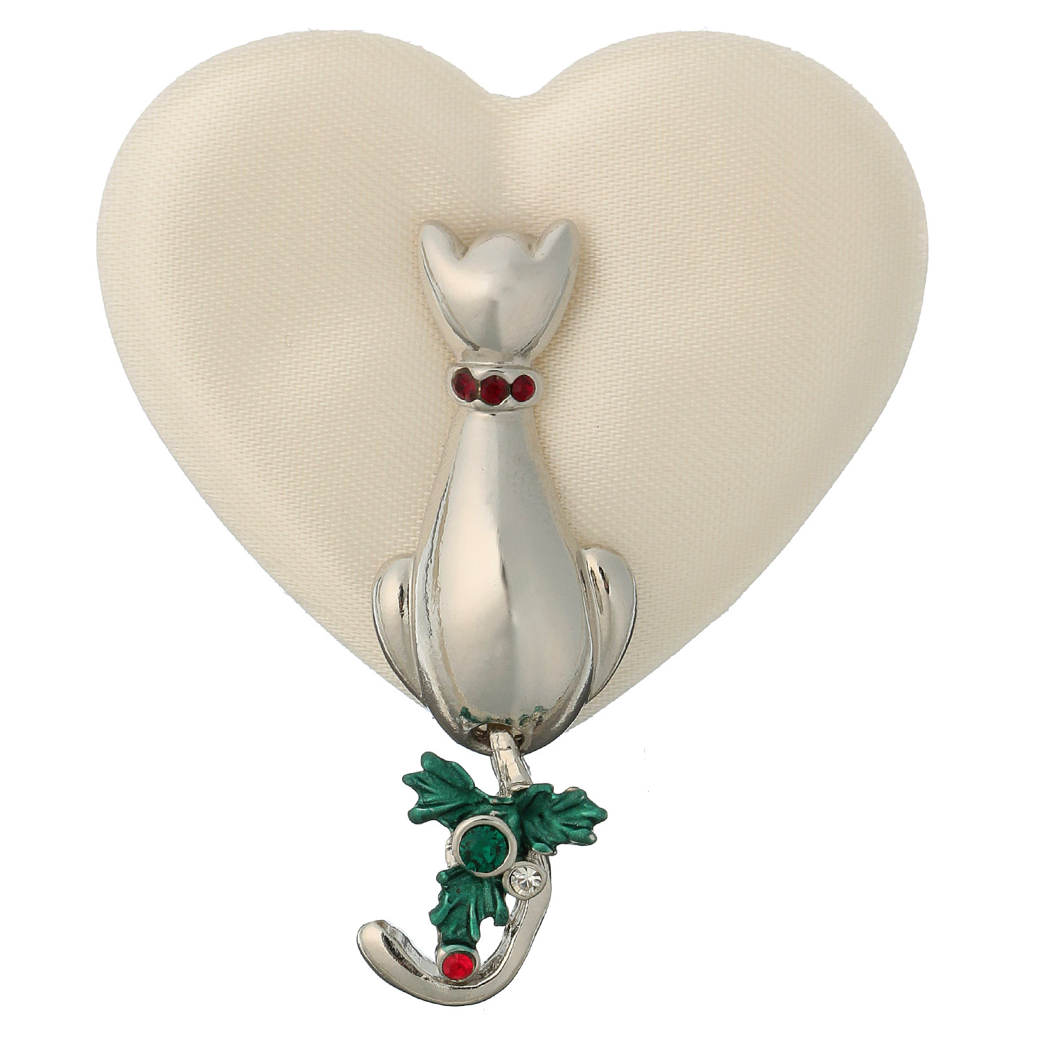 XMAS猫ピンバッチ