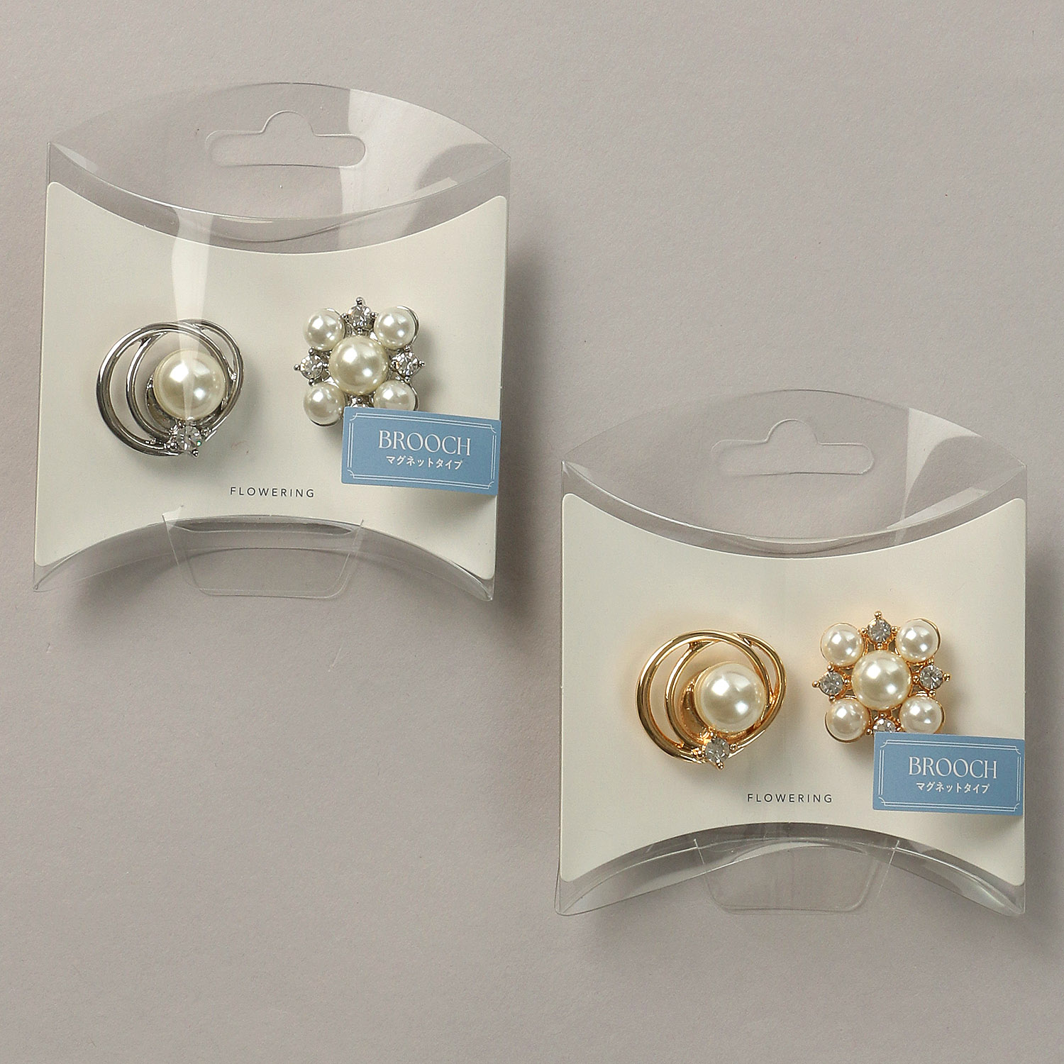 マグネットブローチ 2個セット - 画像1