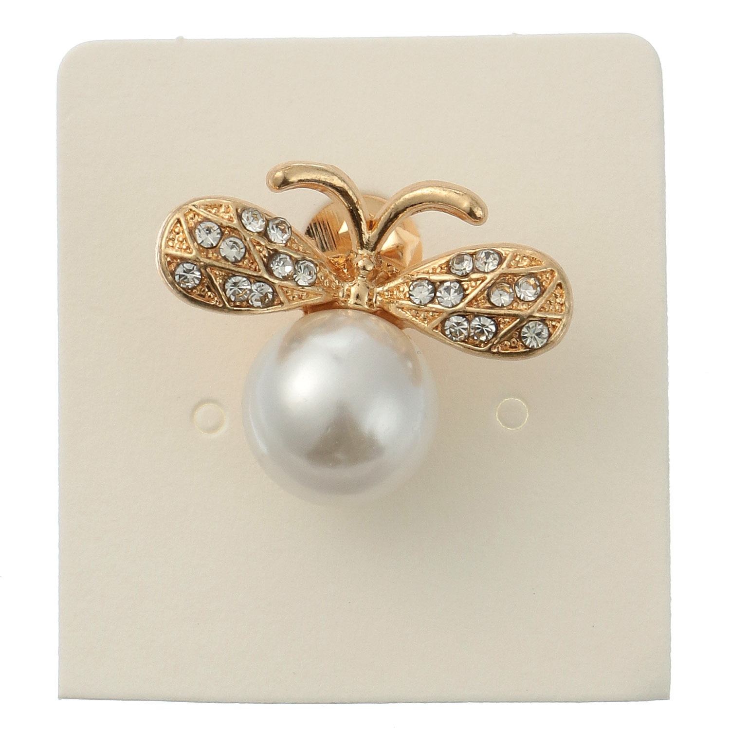 蜂パールタックピン