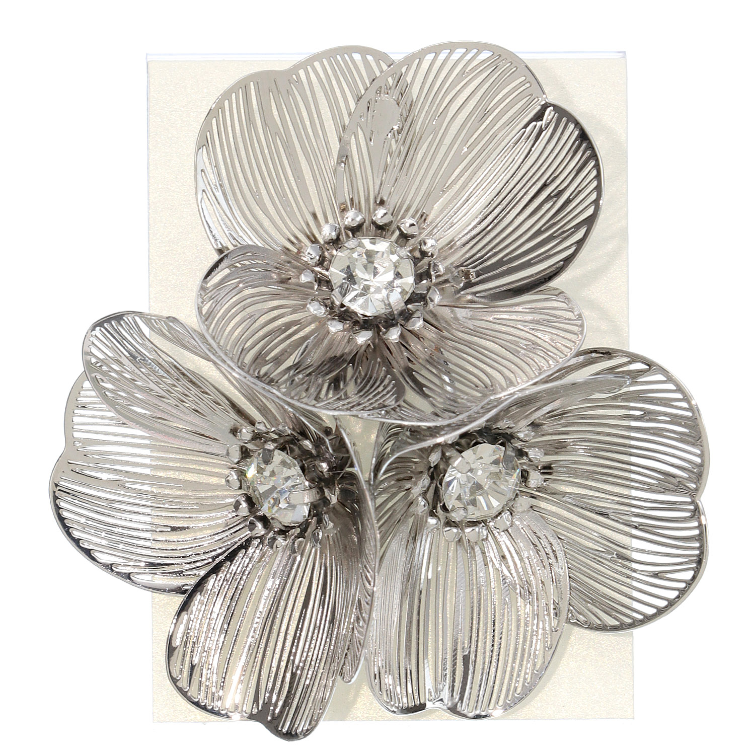 メタルフラワータックピン - 画像1