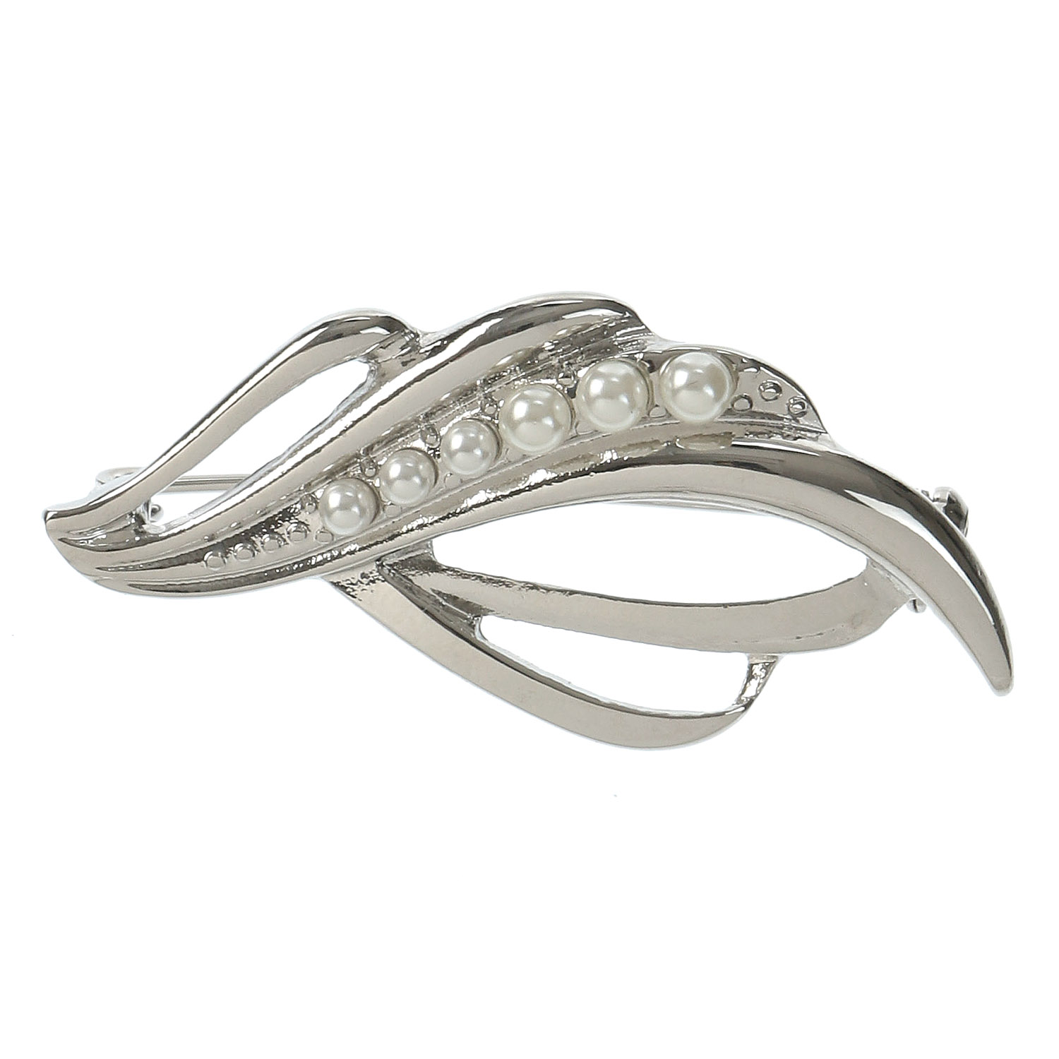 パールラインブローチ