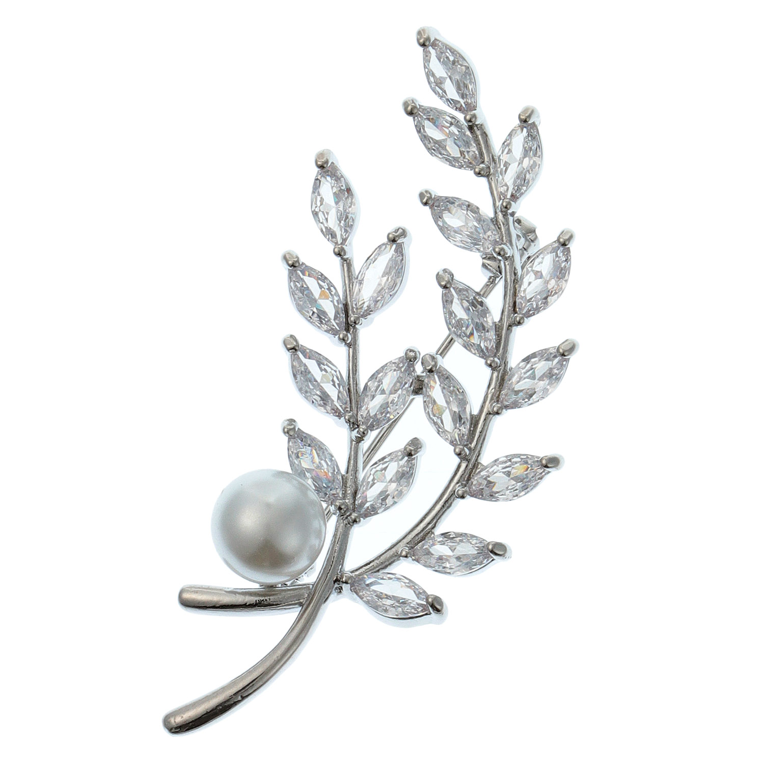 パールリーフブローチ - 画像1