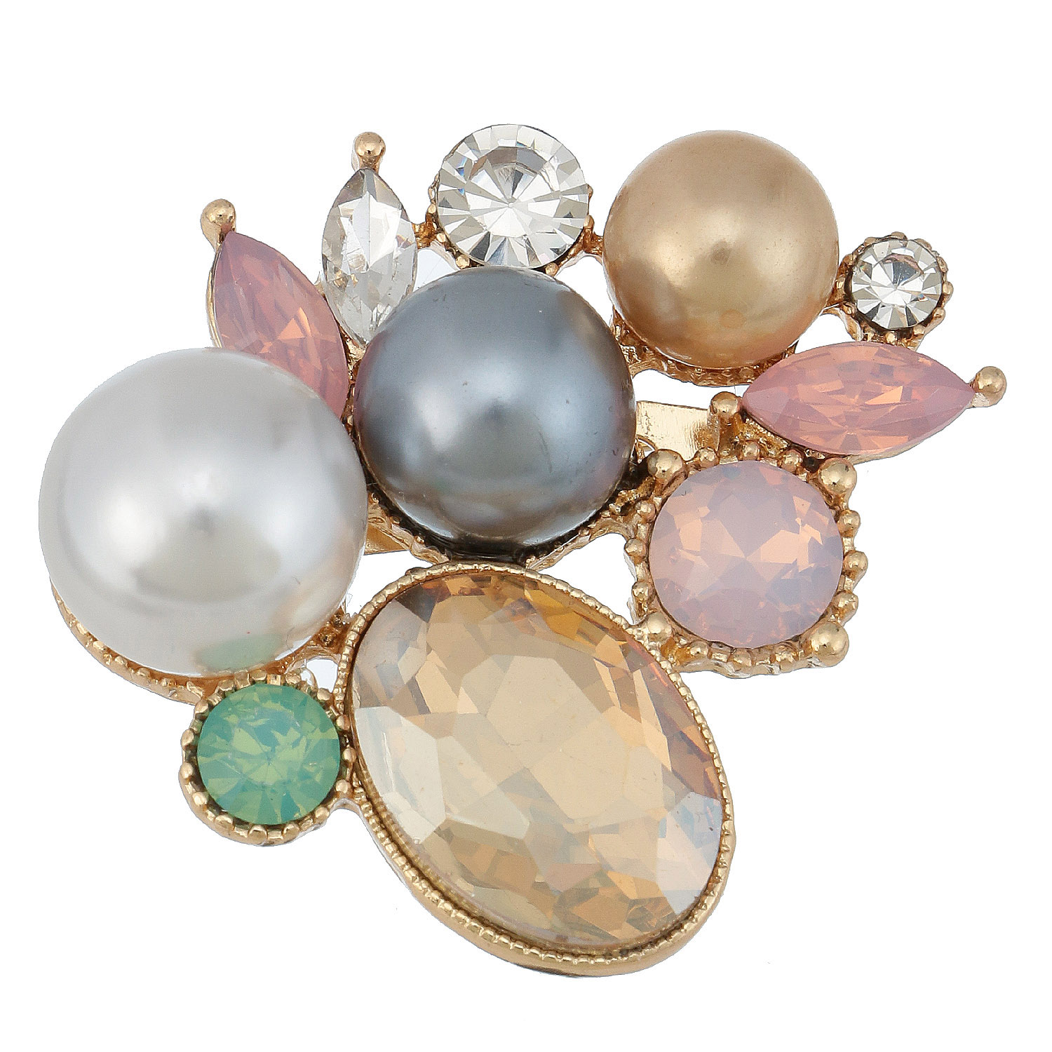 ビジューブローチ - 画像3