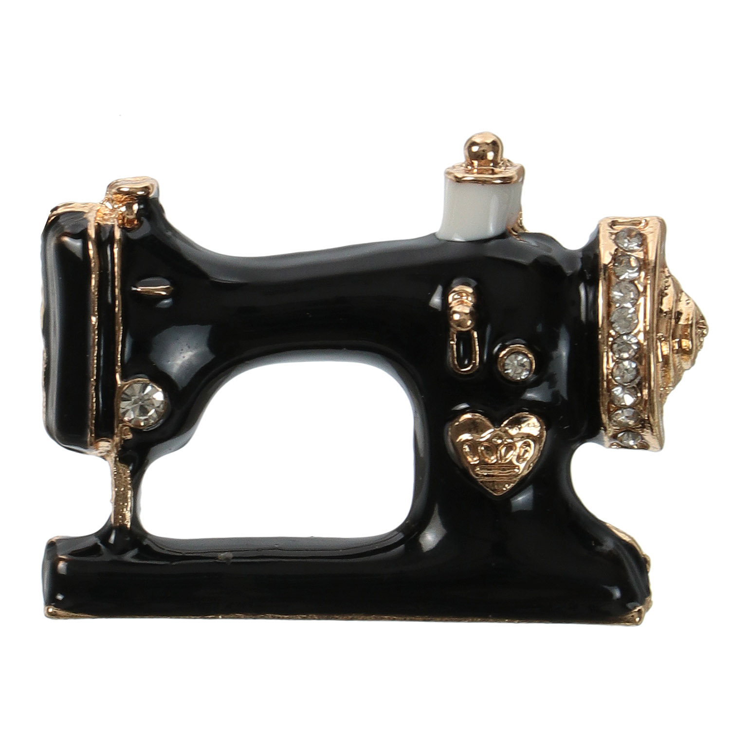 ミシンモチーフブローチ - 画像1