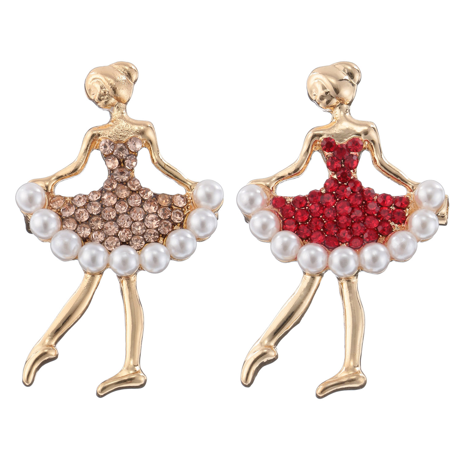 バレリーナブローチ