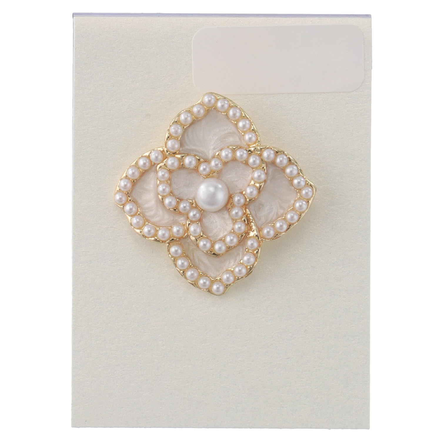 花パールタックピン - 画像2