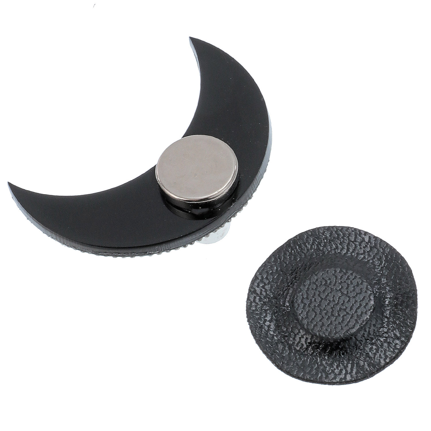 三日月ビジューマグネットブローチ - 画像4