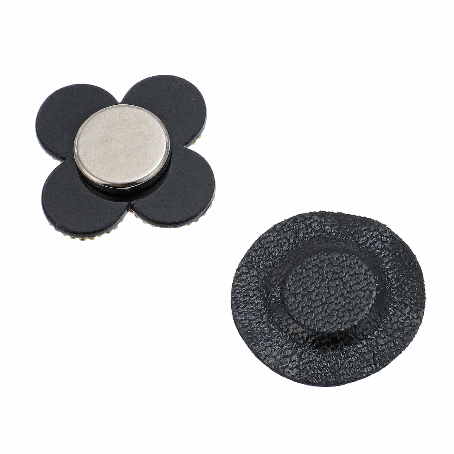 四つ葉ビジューマグネットブローチ - 画像4