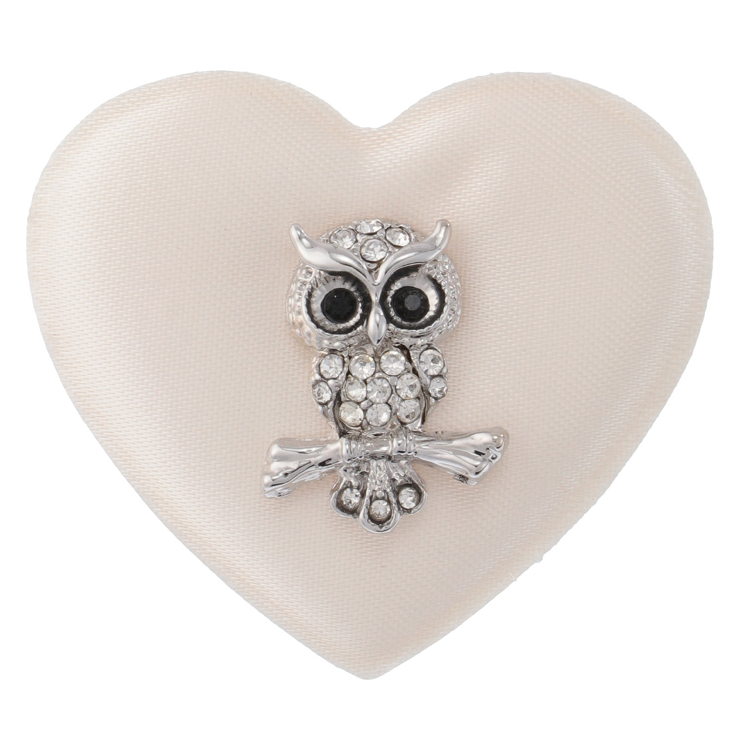 枝ふくろうピンブローチ - 画像2