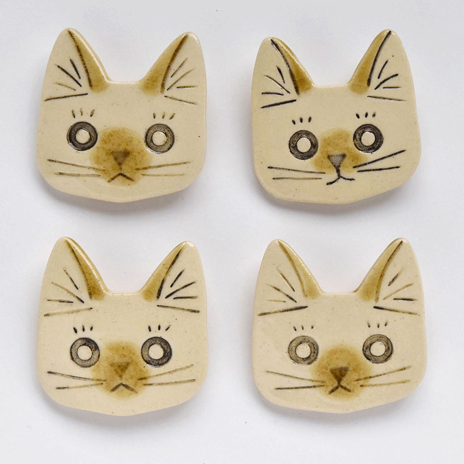 ORIDE ChiSE（おりでちせ）陶製ブローチ 猫 - 画像12